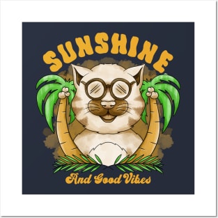 Sunshine And Good Vibes Posters and Art